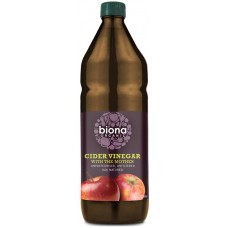 Neskaidrintas obuolių sidro actas, ekologiškas (Biona) (750ml)